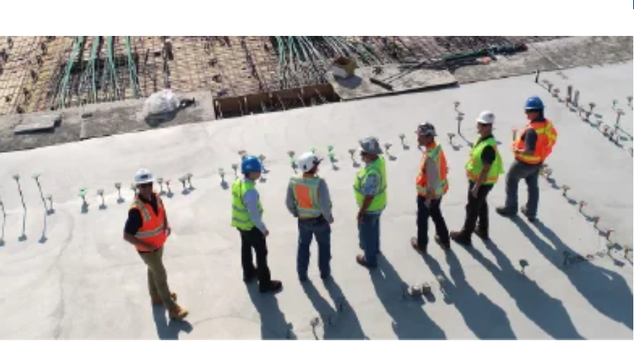 SK Engineers team on a client site inspection
